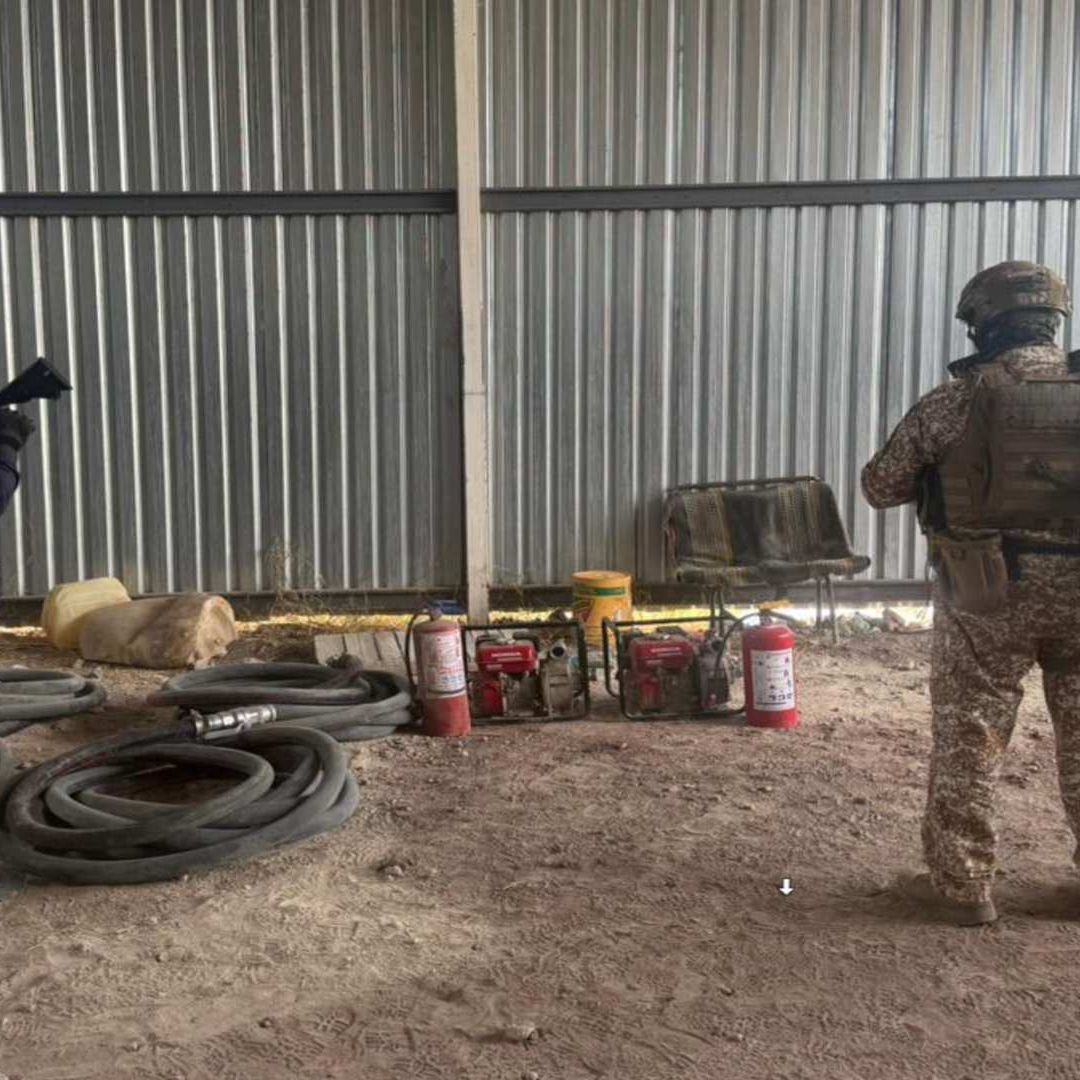 La zona fue resguarda por elementos de Seguridad.